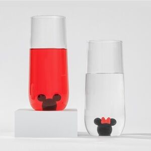 Minnie Mouse Glass Tumbler Set